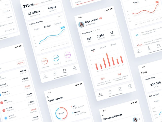 Stats app white