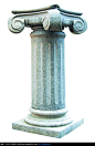 古代罗马柱石雕psd素材