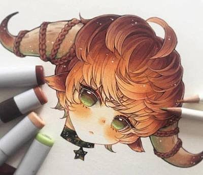 马克笔星座动漫人物