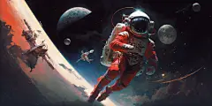 跳华尔兹的宇航员