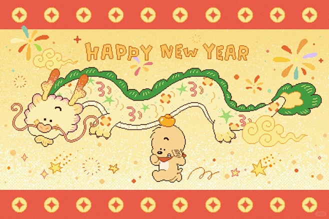 招财小狗✧ (U◍˃̶ᗜ˂̶◍)✩龙年大...