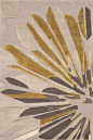 Surya Candice Olson - Modern Classics CAN-2031 Parchment, Elephant Gray, Parsnip Area Rugs: 