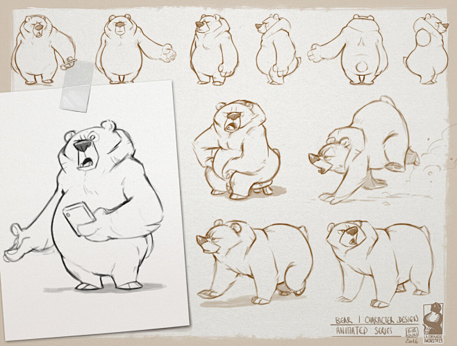 Grumpy Bear, "biboun...