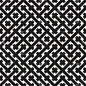 织无缝模式。编织背景交叉条纹格子。黑白几何矢量插图。