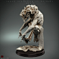 Monkey ZEN(porcelain version), Zhelong Xu : Rendered with V-Ray
The Chinese people believe that inner peace  is the highest realm of life. Too much artworks depicted monkey king(SUN GOKON)  as a Ape who has full of violence. But in fact is not. He is a Bu