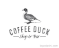 Coffee Duck咖啡店logo
