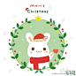 新一波圣诞头像来啦ପ(੭•͈ω•͈)੭* via：豆包兔兔兔