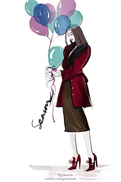 #jjseason插画# #season时尚插画# ----- 多姿多彩过圣诞~~~~~#刘亦菲# #李宇春# #范冰冰# #宋茜# #古力娜扎# #杨幂# #白百何# #王子文# #张天爱#    |  #设计秀#@微博设计美学 ​​​​