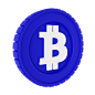 BTC 黄金 3D 插图