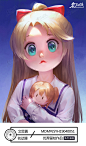 姬坂乃爱|同人|藤原千花|女孩|半身像-角色原画作品图片素材