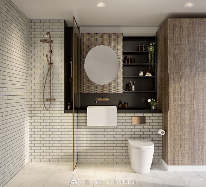 参考方案 • 最近收的小卫浴设计 @室内...