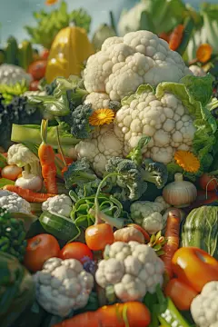 场景特写创意果蔬风景