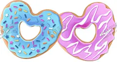 手绘甜甜圈 【酷图网】甜甜圈,卡通甜甜圈,手绘甜甜圈,卡通甜品,插图,png免抠图