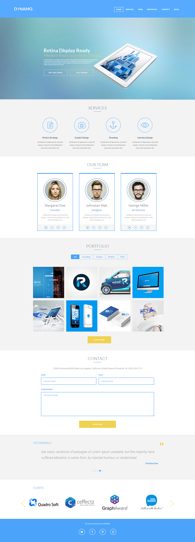 Flat Web Themes - Bl...