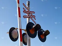 铁路列车道口标志信号灯
