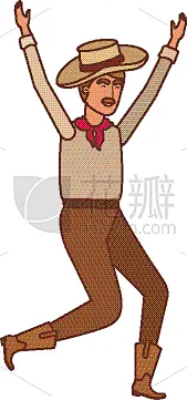 舞蹈,草帽,男人,农民,农业,农场,夏天,户外,园艺,农学家