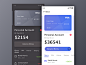 Credit Card APP app   iphone   x ui practice interface black white finance