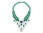 卡地亚顶级珠宝系列祖母绿项链

