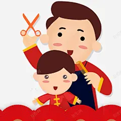 二月二龙抬头剪头发 免费下载 页面网页 平面电商 创意素材