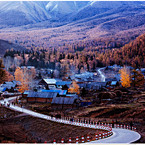 新疆白哈巴的秋色迷情