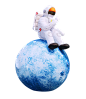 月球 太空人 气球模型
