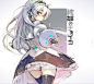 chaika_trabant hitsugi_no_chaika namaniku_atk pantsu thighhighs