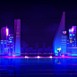 Futuristic City : Some illustration that we made to feed Freepik, a free download stock images