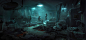 Overkill's The Walking Dead - Maya Trailer - Keyframes, Wojtek Fus : A set of concepts done last year for Overkill's The Walking Dead with a great team Goodbye Kansas. The goal with this brief was to come up with an ER room at three different stages of zo