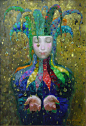 俄国油画大师Victor Nizovtsev，小丑主题作品