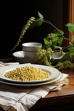粮食农作物大豆黄豆谷物图片摄影图