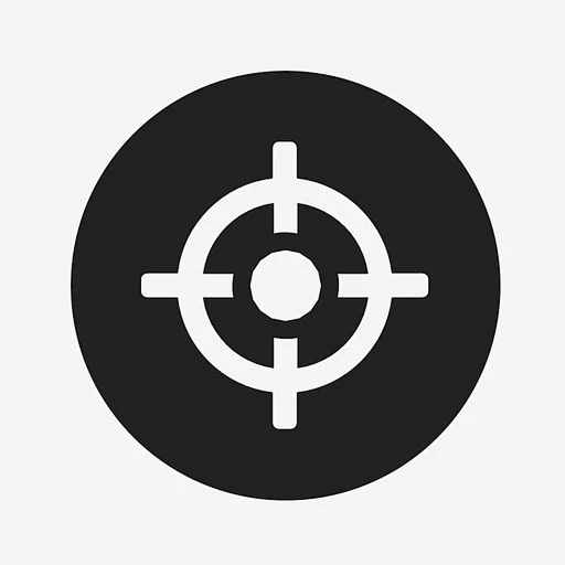 十字准线瞄准射击图标_88ICON https://88icon.com 十字准线 瞄准 射击 定位-花瓣网