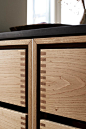 OEO Studio designed oak kitchen close up