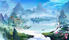 MUmer采集到Q版古风场景