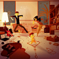 【美国插画师Pascal Campion 的插画作品欣赏】
插画师Pascal Campion是一位来自美国的自由插画师，这组作品是他对于幸福的理解。很好看很温馨的美式插画。