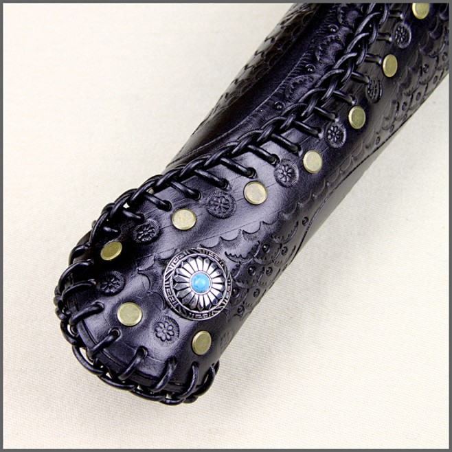 真皮箭囊箭袋暗夜精灵王子同款黑精灵箭壶底部带强磁淘宝网