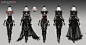 DARK AVENGER3 (Darkness Rises) _concept, MAHO ★ : 2019_03 work ( New Imperial 2 costumes )