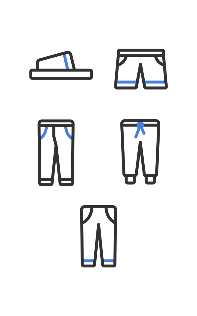 电商服装元素组合海报