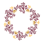 【点击下载大图PNG】手绘花环PNG免扣素材合集包 Floral Wreaths