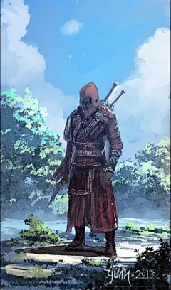 奇.魔幻/骑士/刺客/巫师……帅气唯美古风 等  插画壁纸 作者：徐超渊YUAN