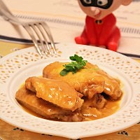 简化版黄金咖喱鸡翅【图片】
