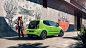 Volkswagen UP! : This fun car needed a fun series of images. We looked for locations with colourful wall art to set against the car