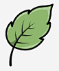 绿色手绘线条树叶高清素材 叶子 叶脉 手绘 树叶 植物 简笔画树叶 简约 线条 绿色 免抠png 设计图片 免费下载