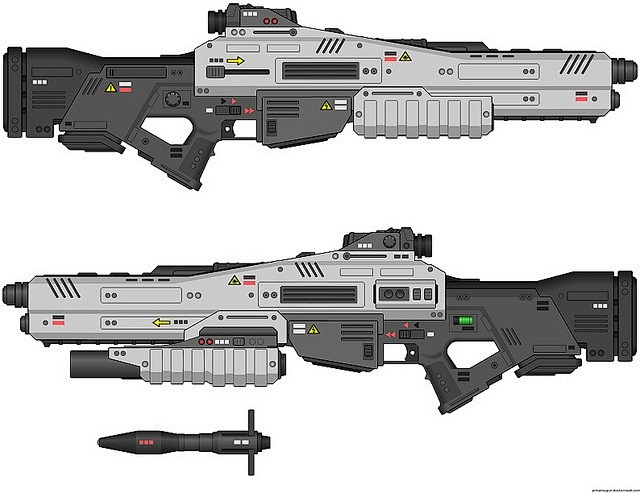 SF58 gauss rifle by ...