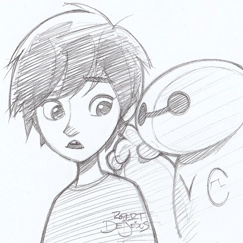 Big Hero 6 sketch.