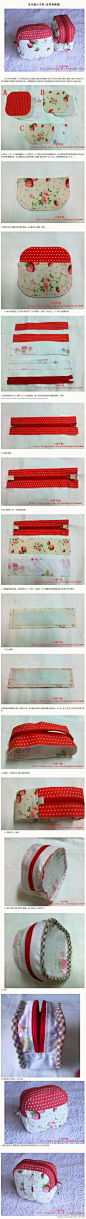 多功能小方包~自己亲手做一个吧~好看、方便又实用呢