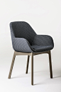 Clap - Patricia Urquiola : Kartell launches Clap, the armchair bearing the signature of Patricia Urquiola, specially designed for the contract sector and to extend Kartell’s Soft line. Clap comes in eight colour combinations and features seating with eleg