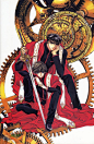 CLAMP X战记 原画集_bl_DM叔女性向动漫站（原耽美网）
