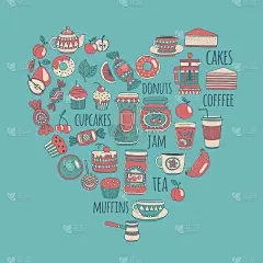 图片为糖果或咖啡店