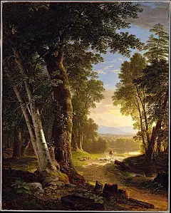 “美国风景画之父”。 美国著名画家 Asher Brown Durand 风光画作品