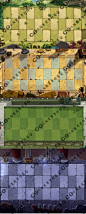 005 游戏美术资源 植物大战僵尸全套UI界面设计素材 图标游戏场景-淘宝网